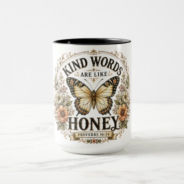 Caneca Palavras Inspiradoras e Amáveis (Centro)
