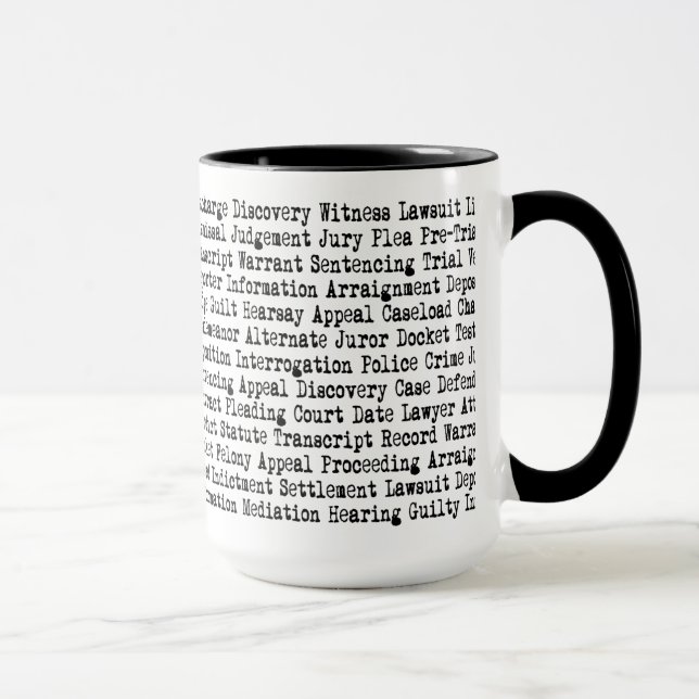 Caneca Palavras Legais Terminologia (Direita)