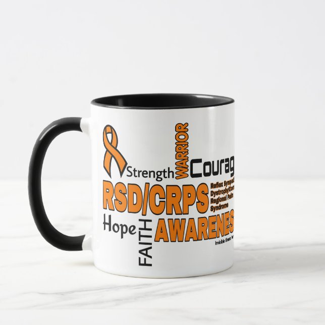 Caneca Palavras...RSD/CRPS Mug (Esquerda)