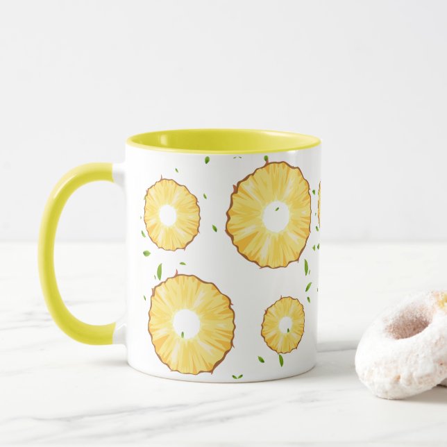 CANECA PÁLCULO TROPICAL DE APARELHO DE FRUTA DE VERÃO (Com Donut)