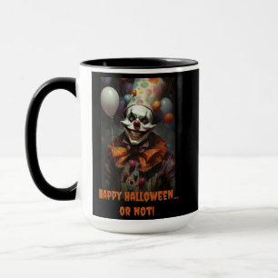 Caneca Palhaço assustador de Halloween