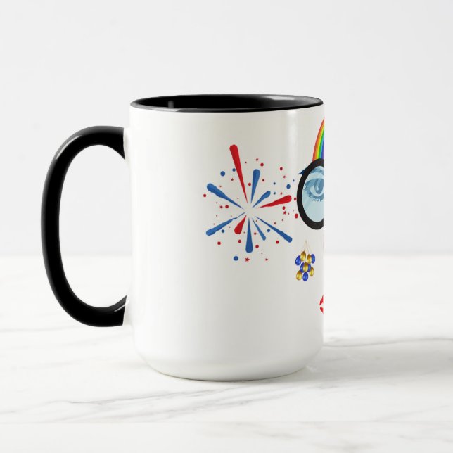 Caneca Palhaço colorido (Esquerda)