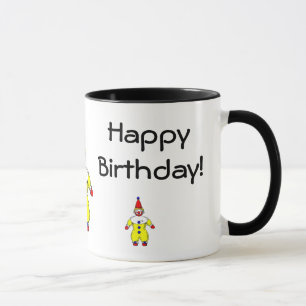 Caneca Palhaço do feliz aniversario