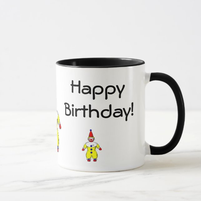 Caneca Palhaço do feliz aniversario (Direita)