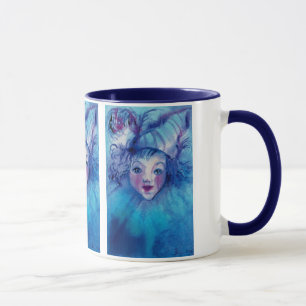 CANECA PALHAÇO EM AZUL