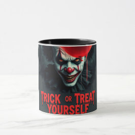 Caneca Palhaço Spooky Trick-or-Treat Halloween