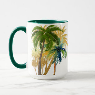 Caneca Palm Tree Beach Weding Favor