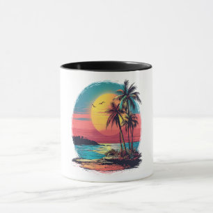 Caneca Palmeiras e praia