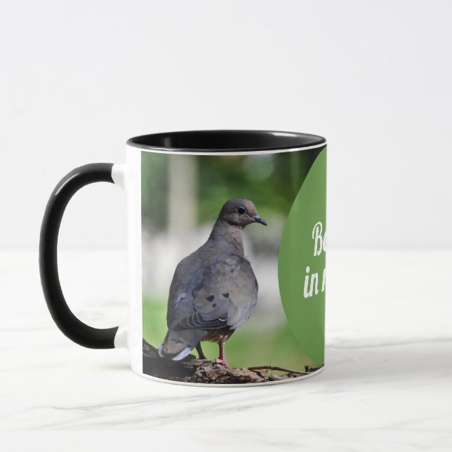 Caneca Paloma torcaza o tórtola (Esquerda)