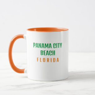 Caneca Panamá City Beach Flórida Café Mug