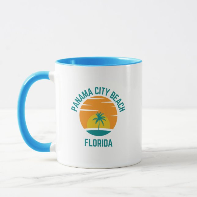 Caneca Panamá City Beach Flórida Café Mug (Esquerda)