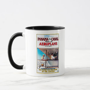 Caneca Panamá e o cargo do Promo do filme do avião do