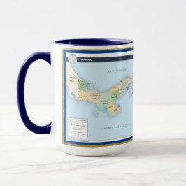 Caneca Panamá Map Personalizado Mug