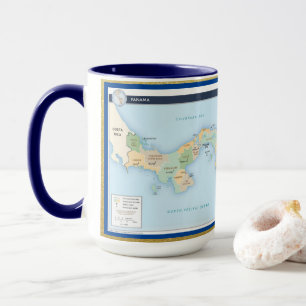 Caneca Panamá Map Personalizado Mug