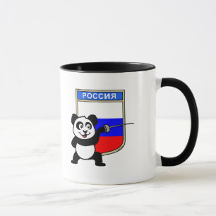 Caneca Panda de Esgrima da Rússia