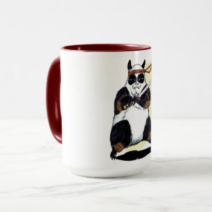 Caneca Panda do samurai