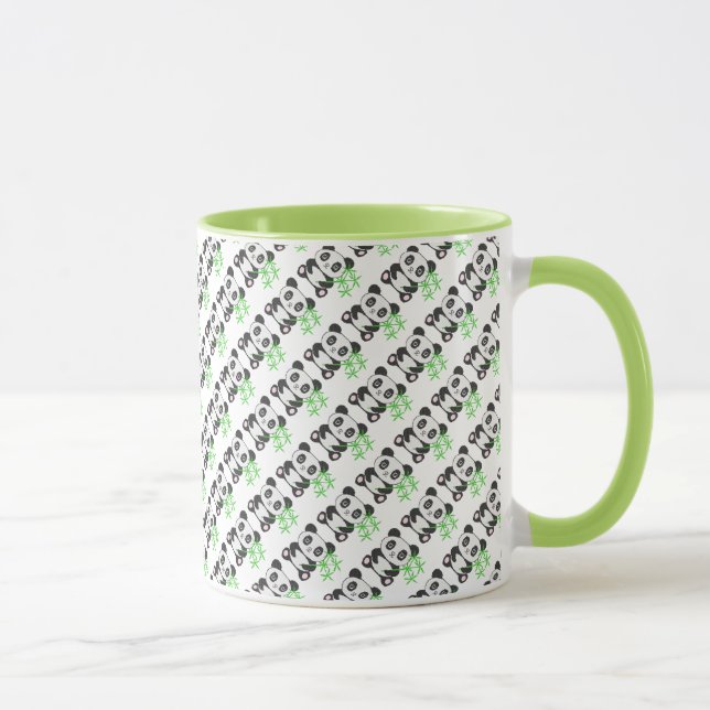 Caneca Panda engraçada (Direita)