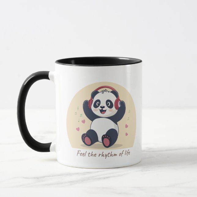 Caneca Panda Música Fofa (Esquerda)