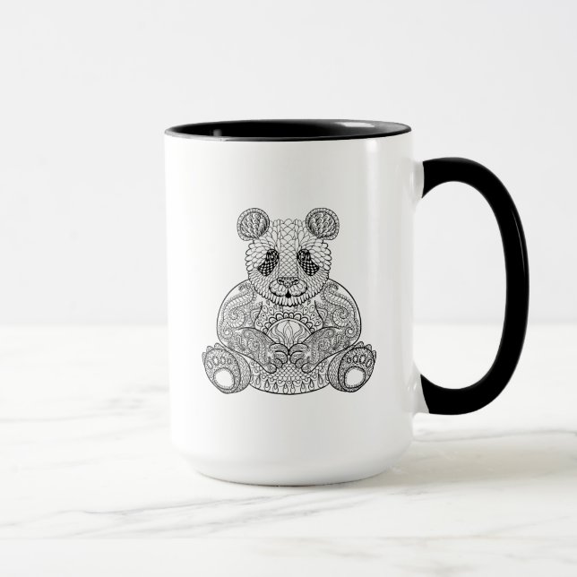 Caneca Panda tribal inspirada (Direita)