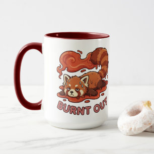 Caneca Panda Vermelho "Esgotado" Relacionável – Estética 