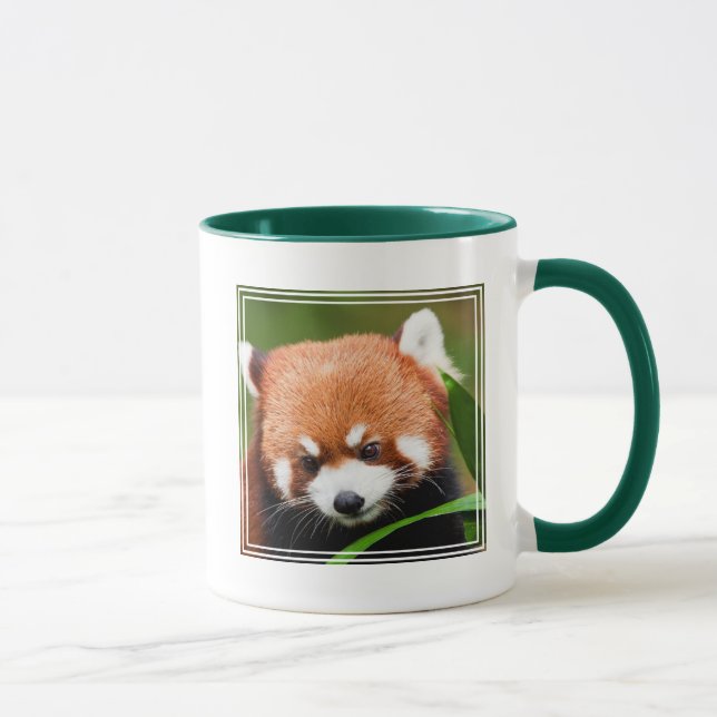 Caneca Panda Vermelho Fofo (Direita)