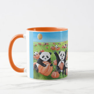Caneca Pandas e Pumpkins Call