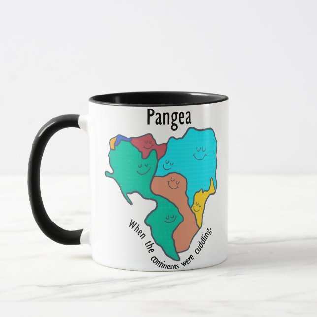 Caneca Pangea Continente Cudling Multicolor (Esquerda)