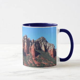 Caneca Panorama das Rochas Vermelhas na Arizona de Sedona