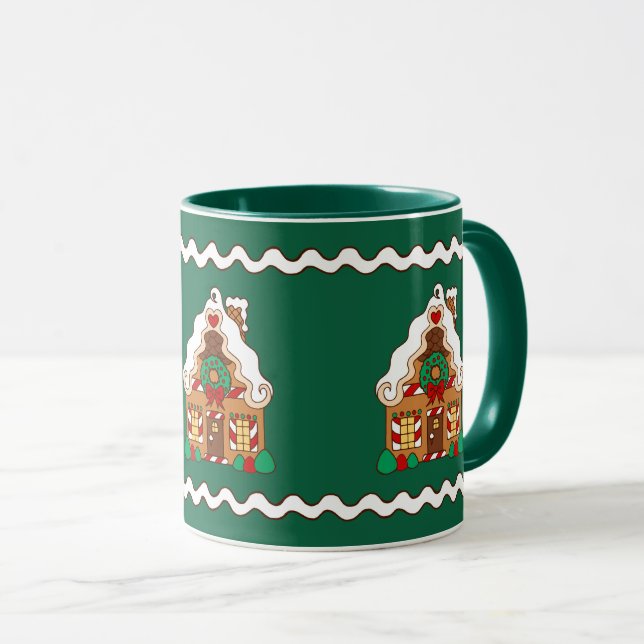 Caneca Pão de Natal - Coffee Mug (Frente Esquerda)