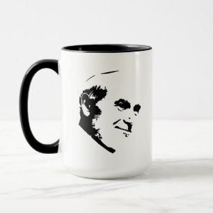 Caneca Papa João Paulo II Face Branco