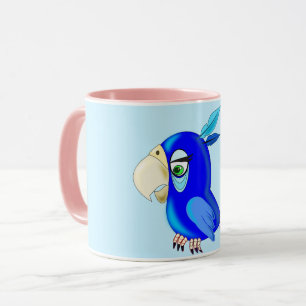 Caneca Papagaio Azul -