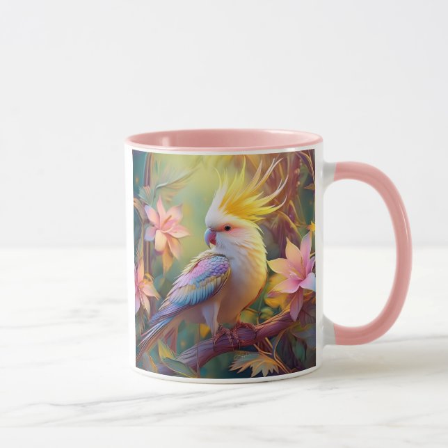 Caneca Papagaio de Asa Iridescente Fantasia (Direita)