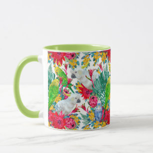 Caneca Papagaio Tropical de Verão Australiano