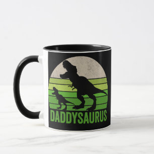 Caneca Papai Dinossauro Engraçado Daddysaurus Dia dos Pai