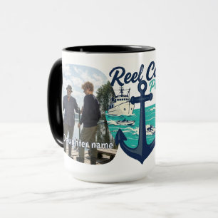 Caneca Papai Legal na Pesca - Design de Navio e Mar Profu