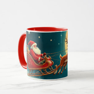 Caneca Papai Noel com Rena