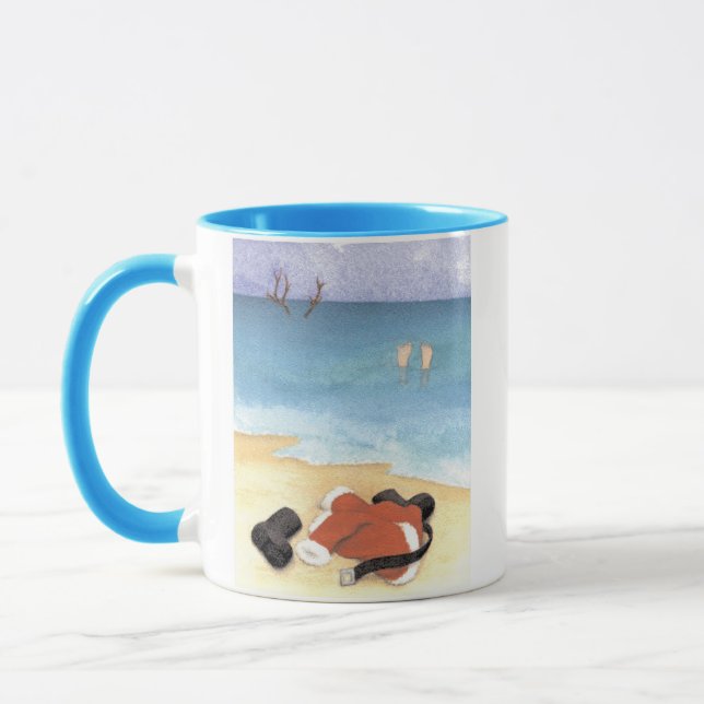 Caneca Papai Noel de Molho -  (Esquerda)