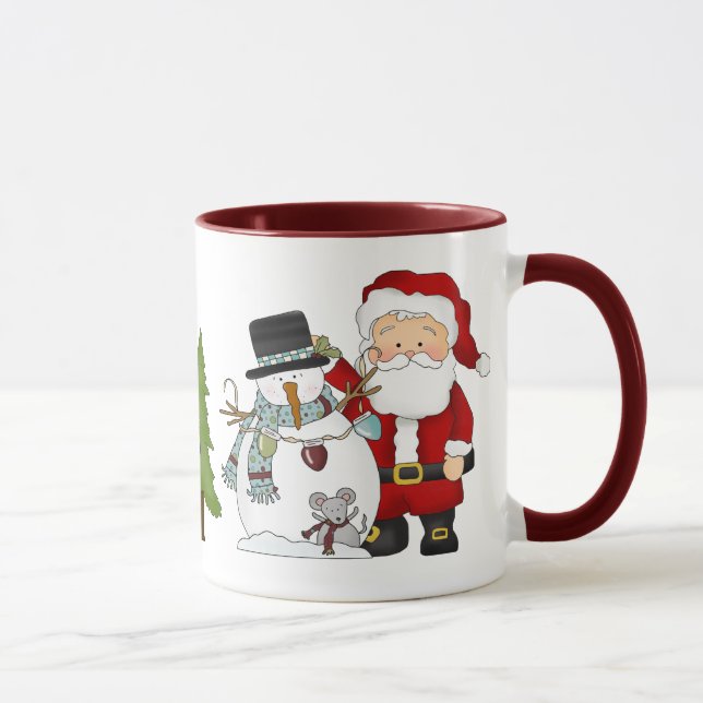 Caneca Papai noel de Natal (Direita)