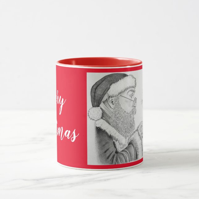 Caneca Papai Noel e Esquilo (Centro)