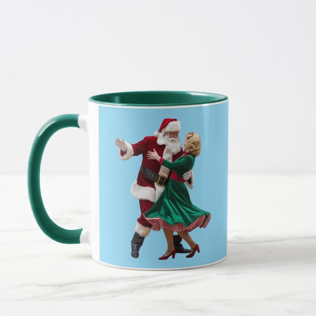 Caneca Papai Noel Fofo Dançando (Esquerda)