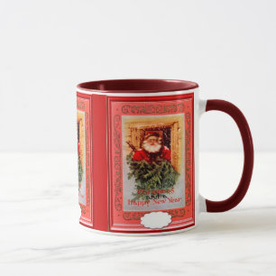 Caneca Papai noel na janela
