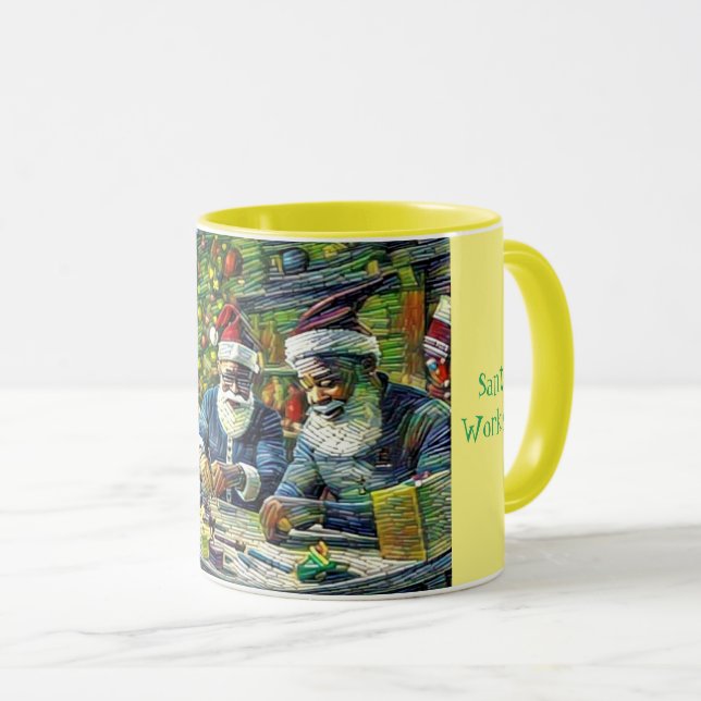Caneca Papai noel Workshop Mug (Frente Esquerda)