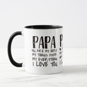 Caneca Papai, você é meu herói.