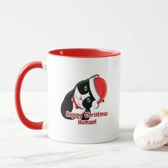 Caneca Papais noeis Cat (Com Donut)