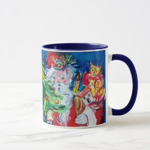 CANECA PAPAIS NOEIS COM BALÕES E ÁRVORE DE NATAL F MONO