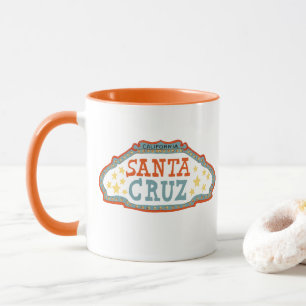 Caneca Papais noeis Cruz Símbolo de Vintage na Califórn