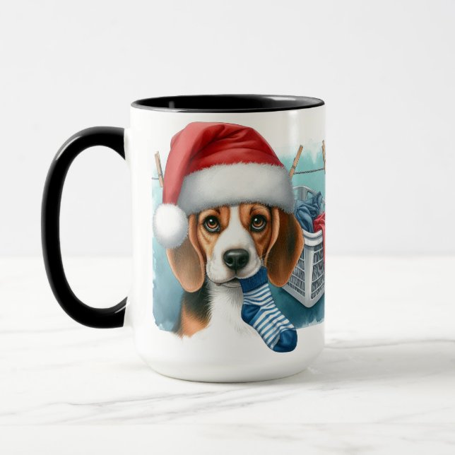 Caneca Papais noeis de Beagle "Definir bom" Coffee Mug de (Esquerda)