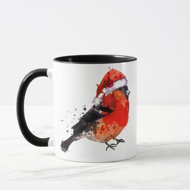 Caneca Papais noeis de Natal Bird Coffee Mugs (Esquerda)