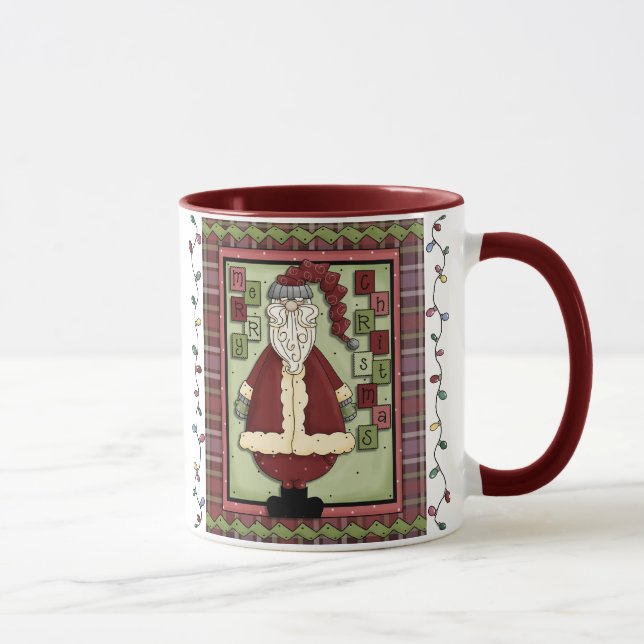 Caneca Papais noeis de Natal Mug de Natal (Direita)