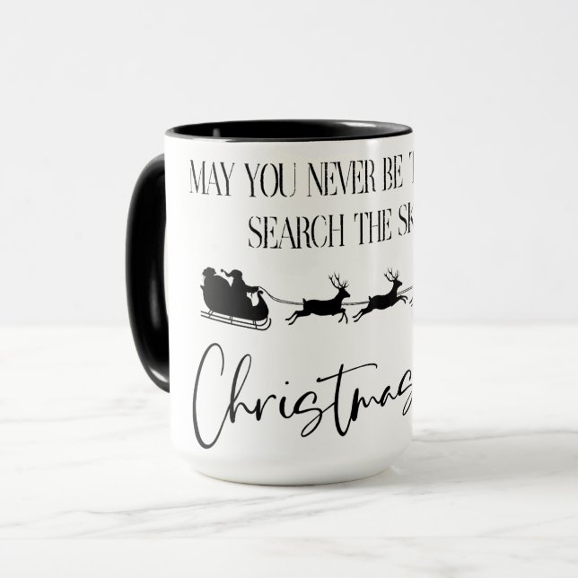 Caneca Papais noeis De Natal Nunca Muito Velhos Copo De C (Frente Esquerda)
